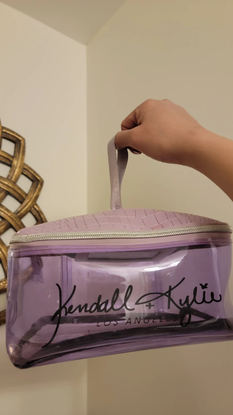 Kendall + Kylie Purple Clear Cosmetic Bag - photo 3
