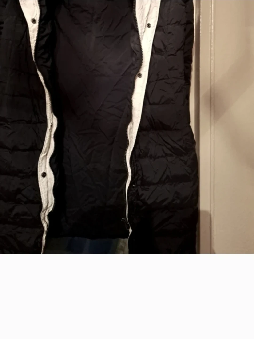 NEW BLACK, WHITE DOWN COAT HOODED GIRLS KIDS - photo 5