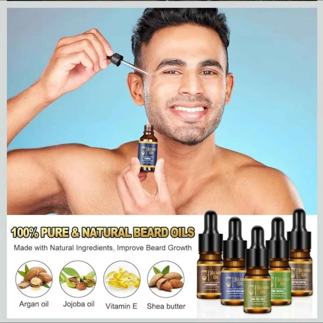 24pcs Beard Oil Advent Calendar 2025, Christmas,birthday ... - photo 2