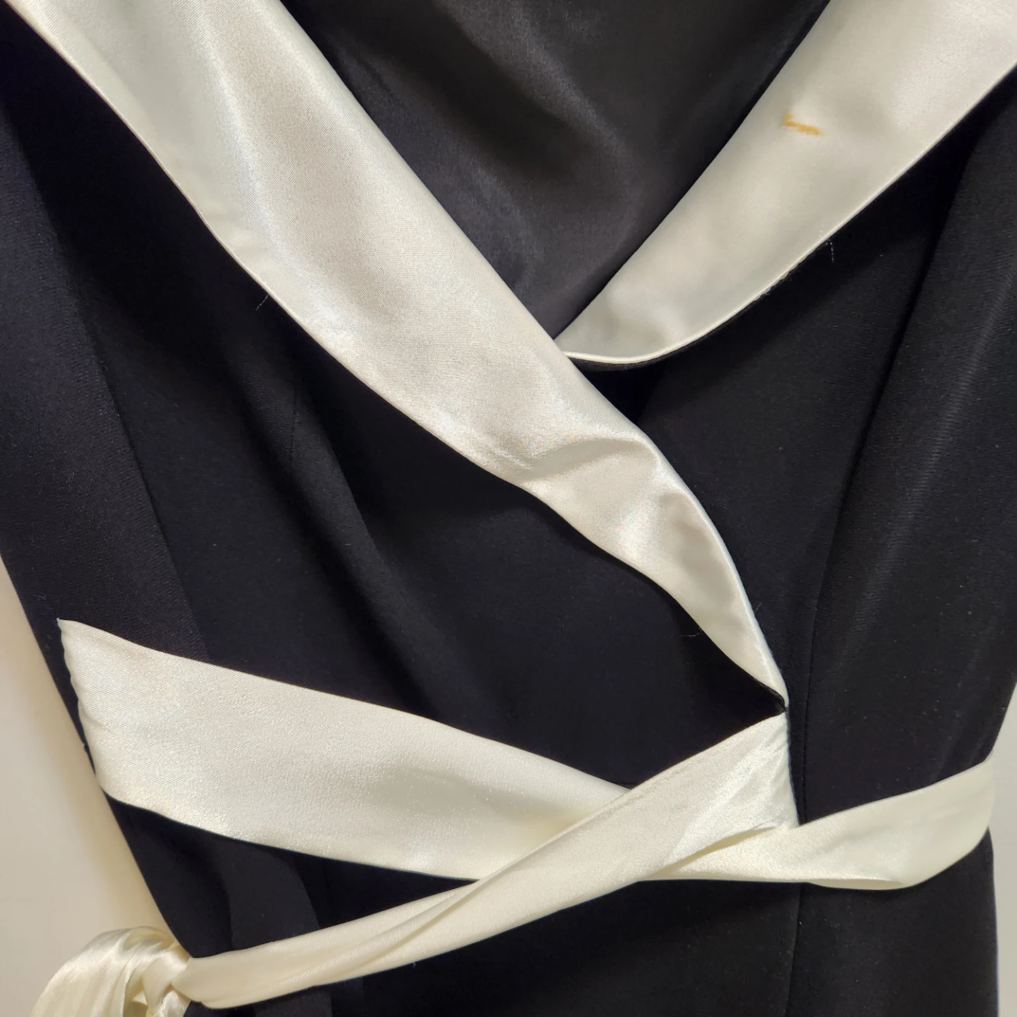 Evan Picone Black & White Trimmed Dress Size 8 - photo 3