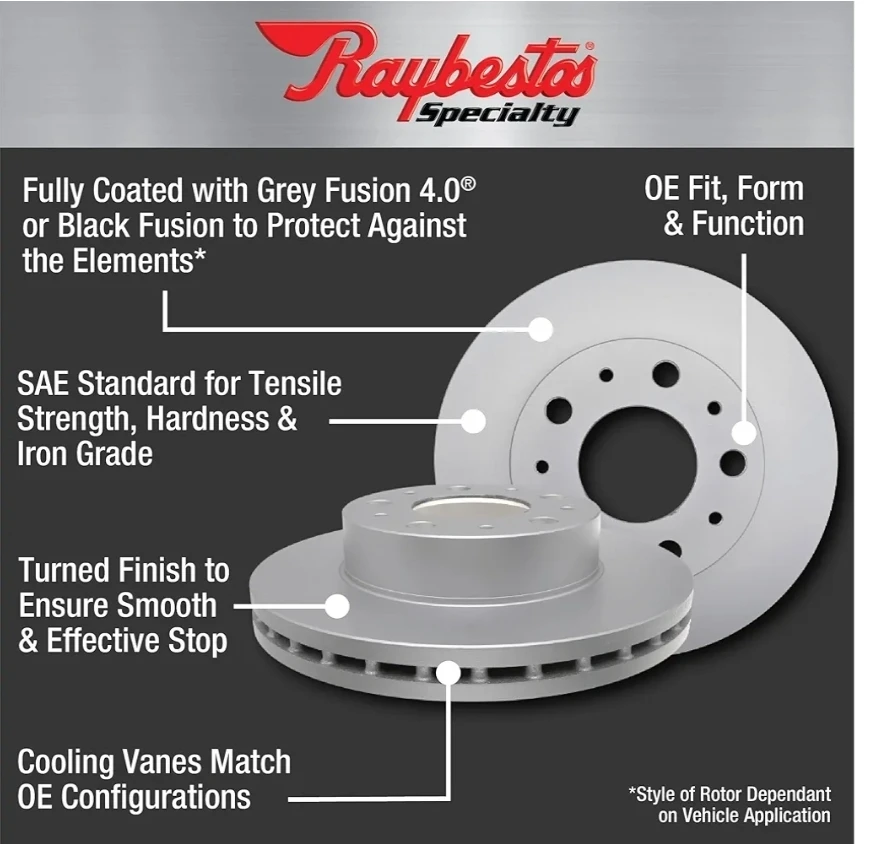 Raybestos Specialty Truck, School Bus, Medium Duty Brake Rotors - photo 5