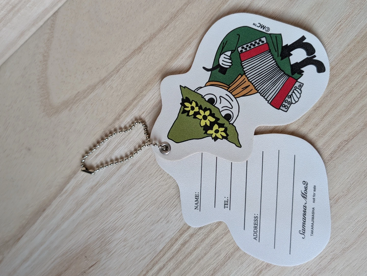 Snufkin Moomin Luggage Tag - photo 4