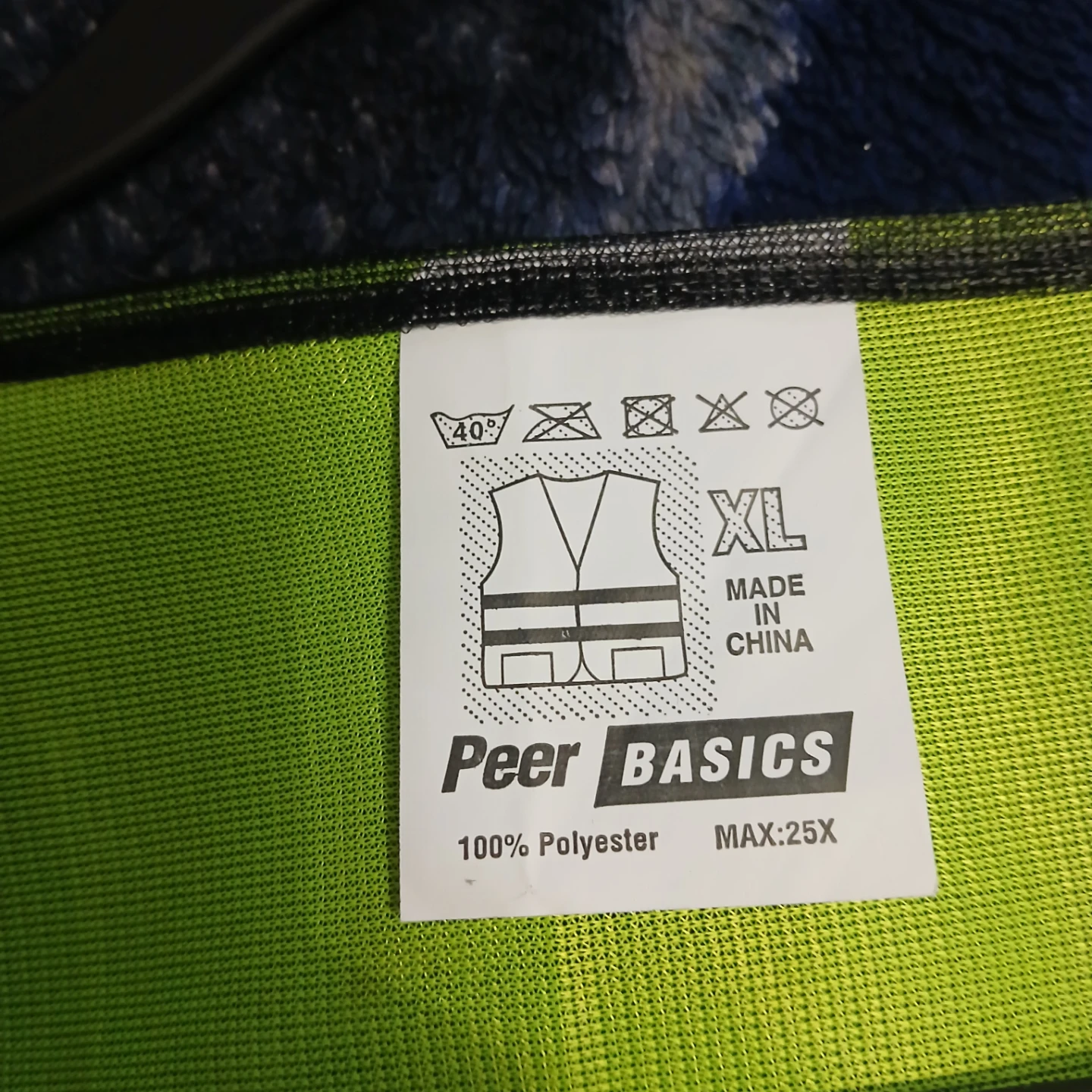 Peer BASICS High Visibility Safety Vest XL - photo 4