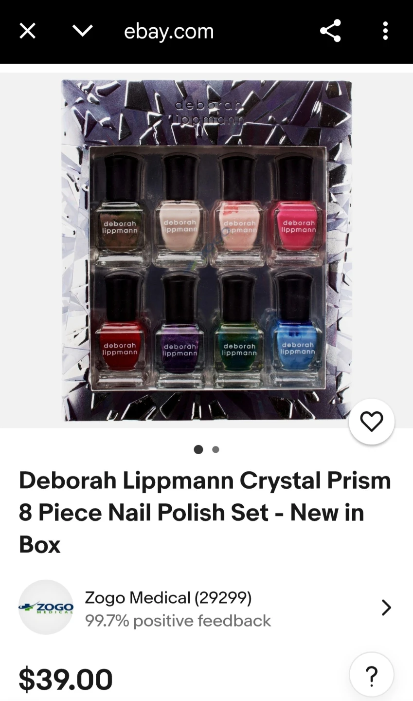 DEBORAH LIPPMAN *CRYSTAL PRISM* GEL LAB PRO NAIL COLOUR - photo 2