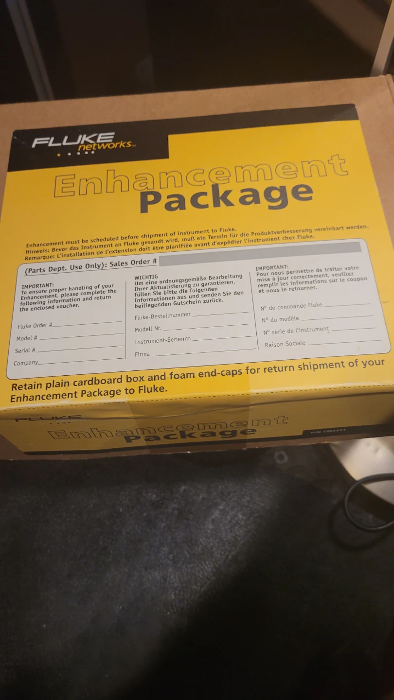 Fluke Networks Enhancement Package