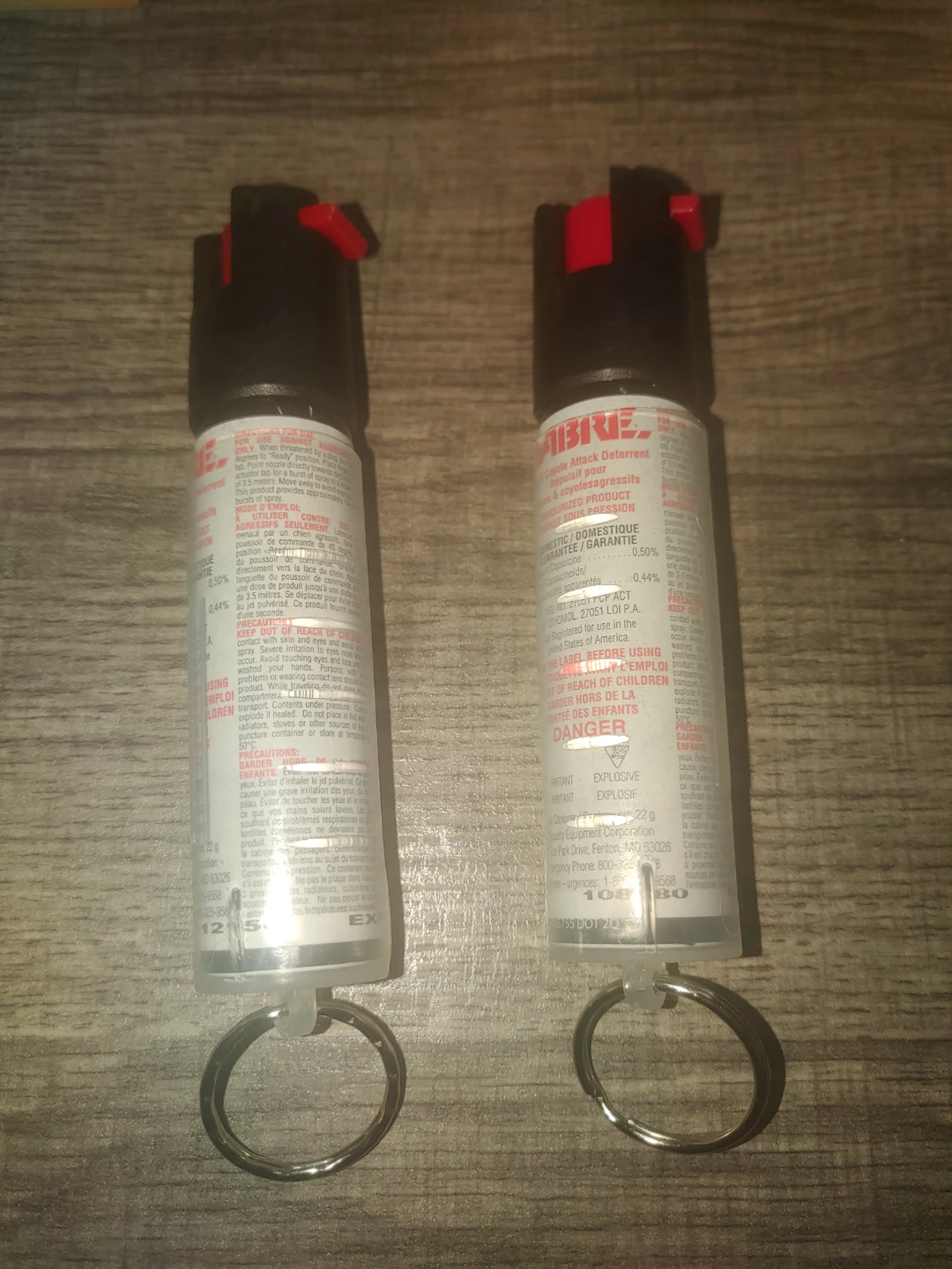 SABRE Pepper Spray Keychain Set - photo 4