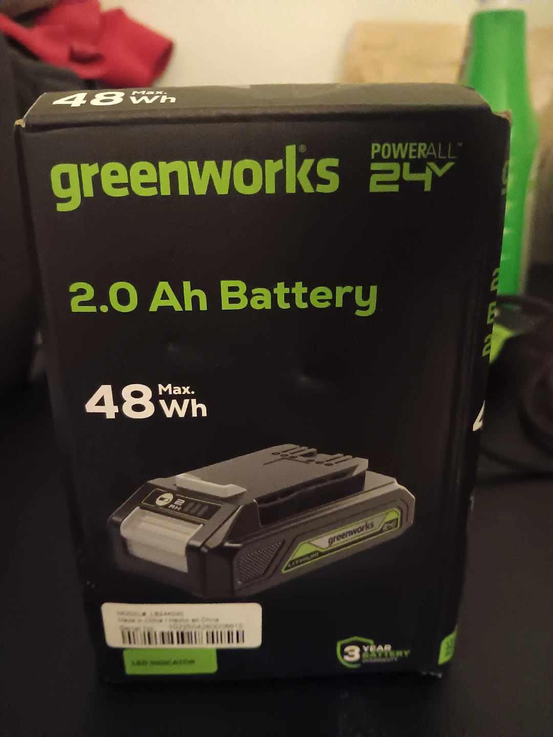Greenworks 24V 2.0 Ah Lithium-Ion Battery