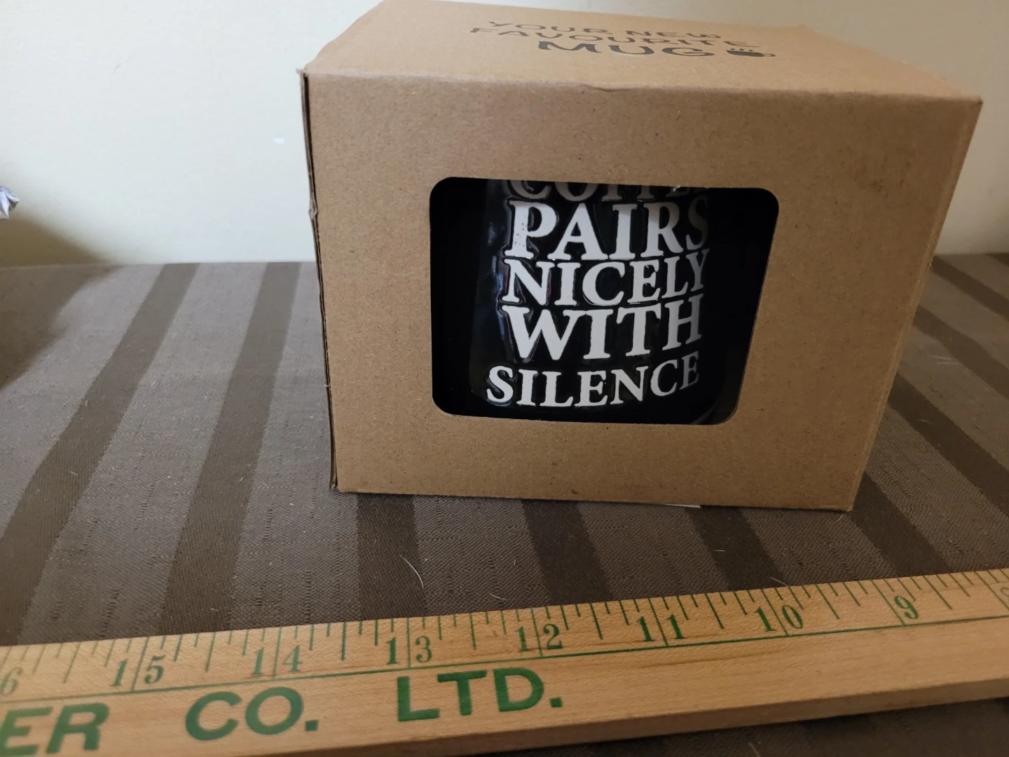 New Fat Bottom 16 oz Coffee mug Coffee Pairs Nicely Silence
