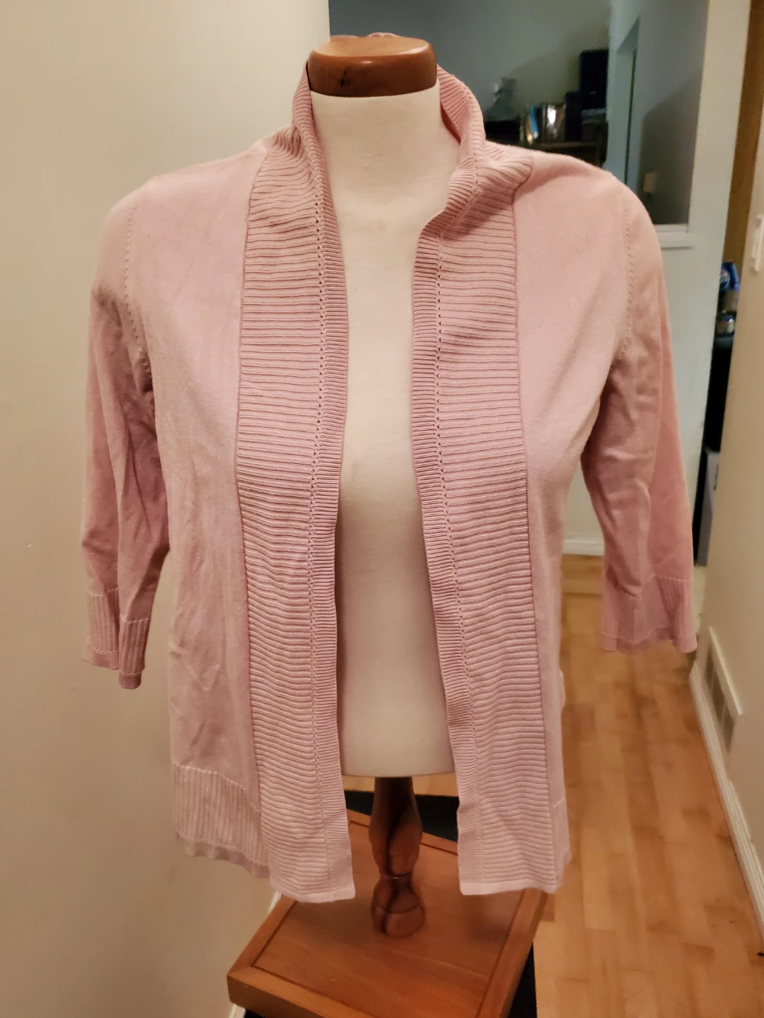 Pink Cardigan Sweater