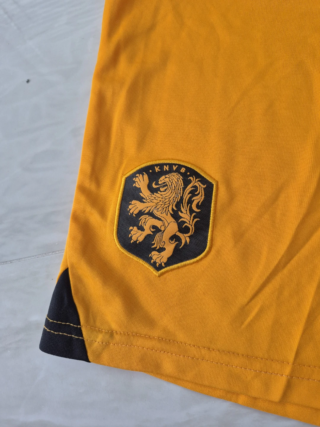 KNVB Netherlands Soccer Shorts - Orange - Men's Medium - photo 2