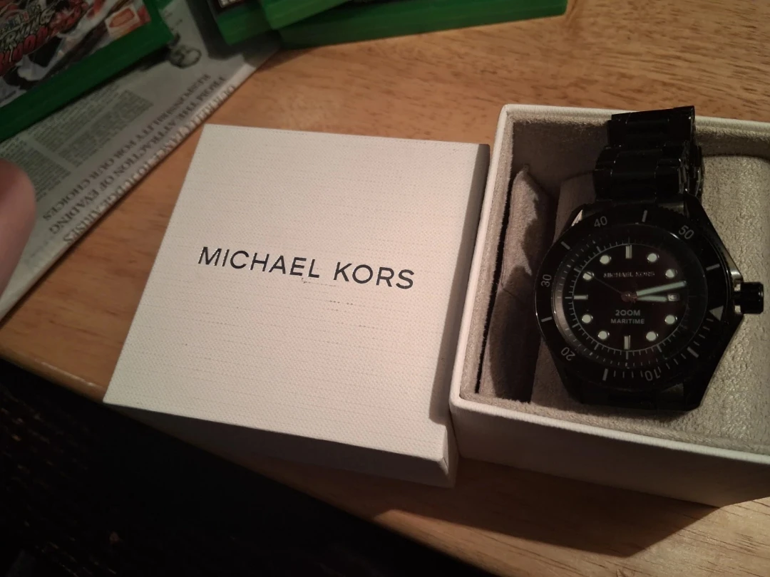 Michael Kors Maritime Dive Watch - Black