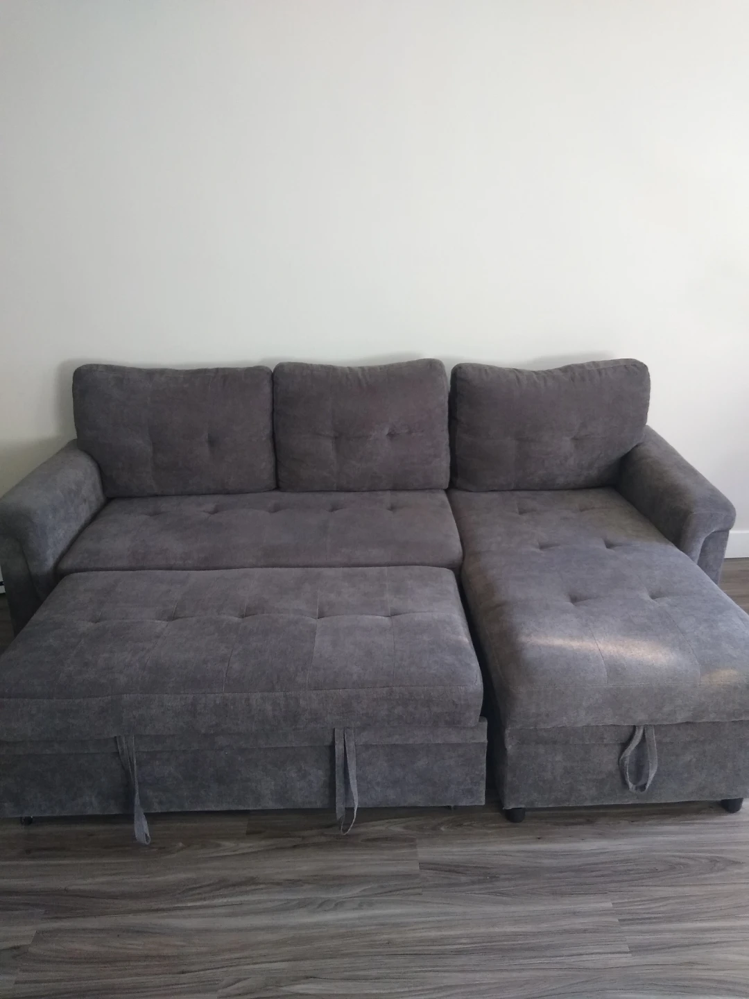 Grey Sectional Sofa with Storage - photo 4