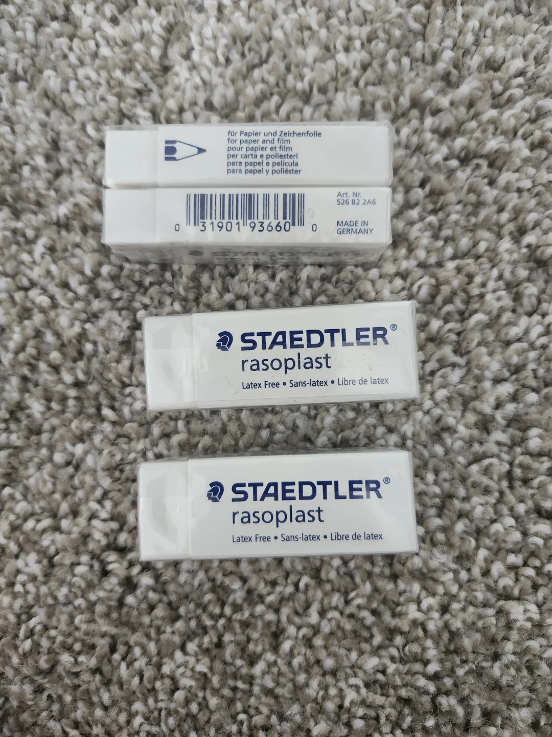 STAEDTLER Rasoplast Erasers (4 Pack) - photo 2