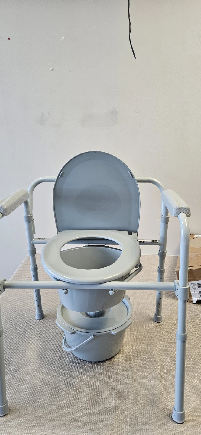 Medline Foldable Toilet Safety Rail - photo 3