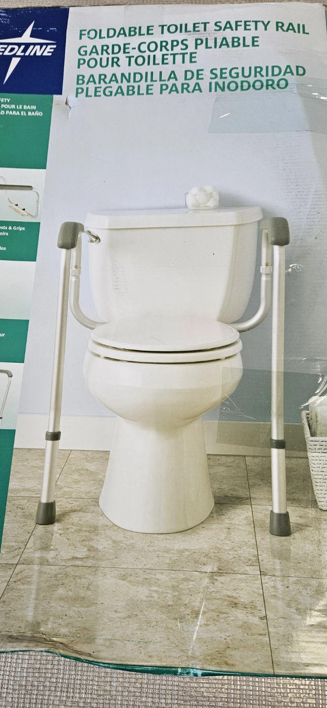Medline Foldable Toilet Safety Rail - photo 4