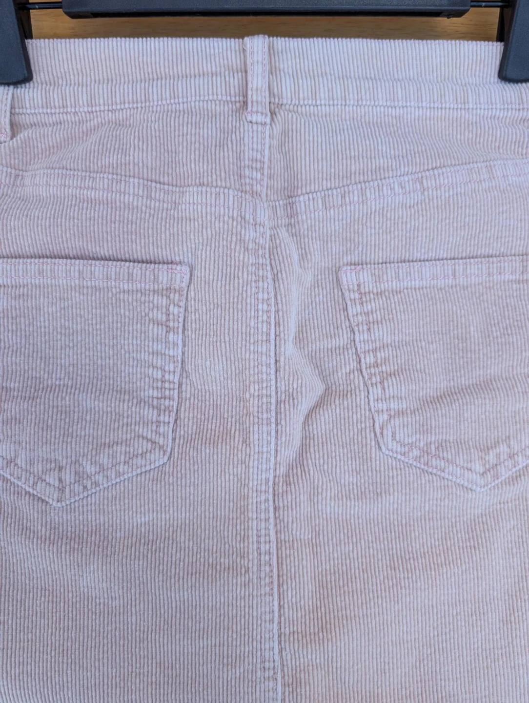 brandy melville Pink Corduroy Mini Skirt xxs waist 25 - photo 3