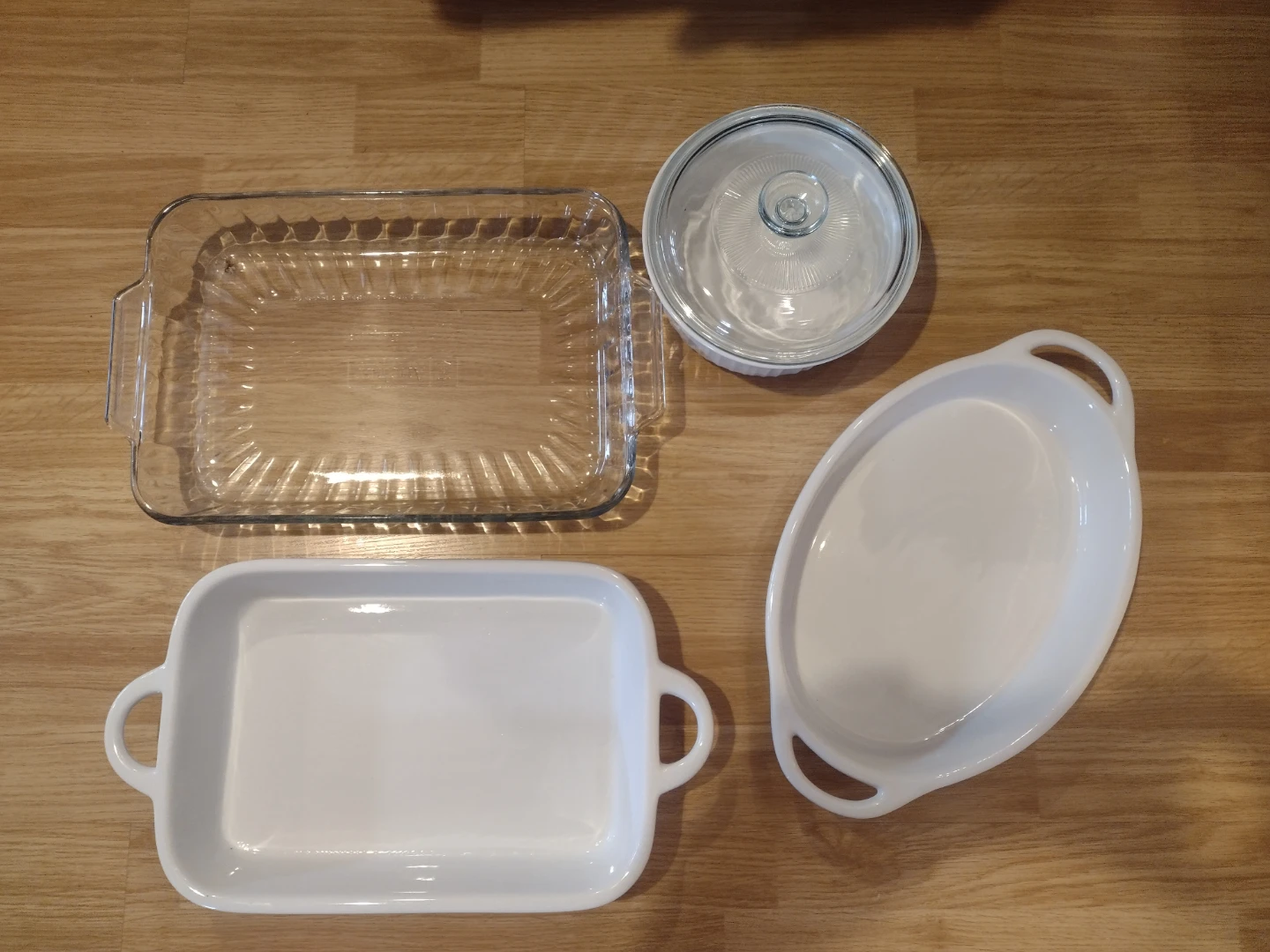 Set of 4 Glass and Ceramic Baking Dishes - photo 2