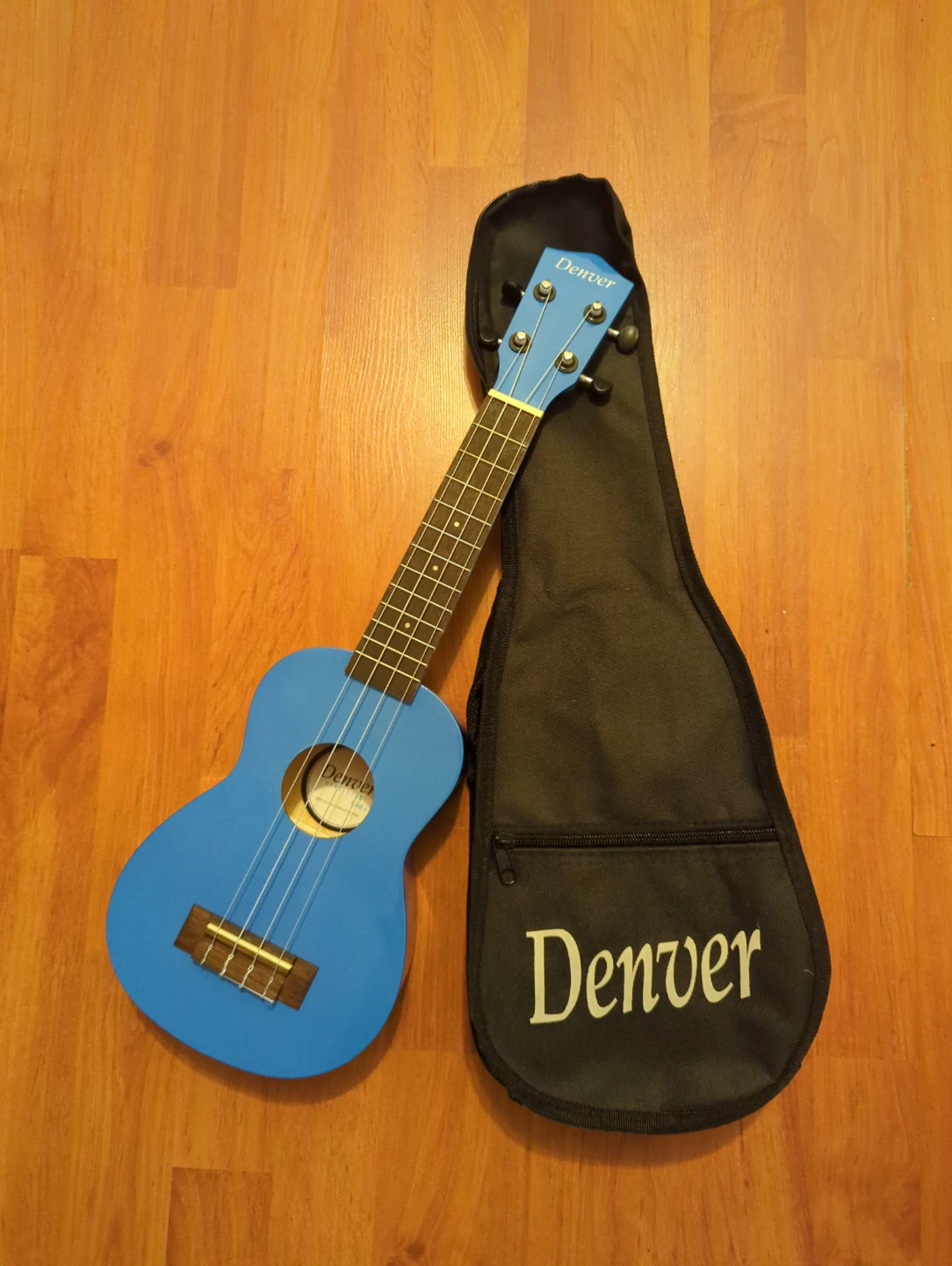Denver Blue Ukulele with Case