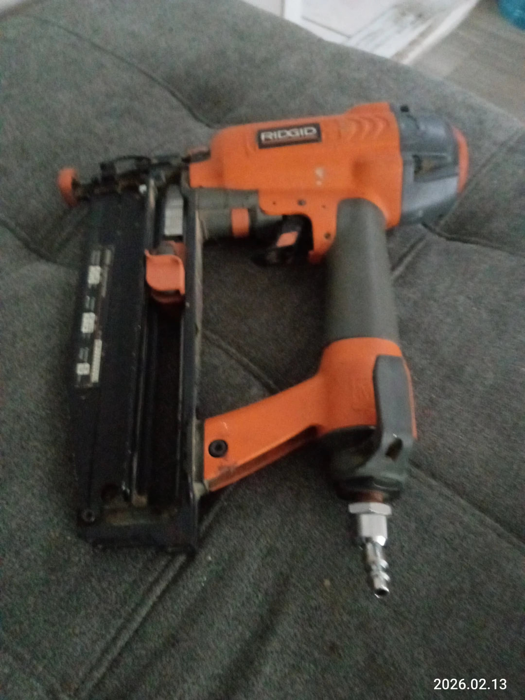 RIDGID R250SFA Straight Finish Nailer - photo 4