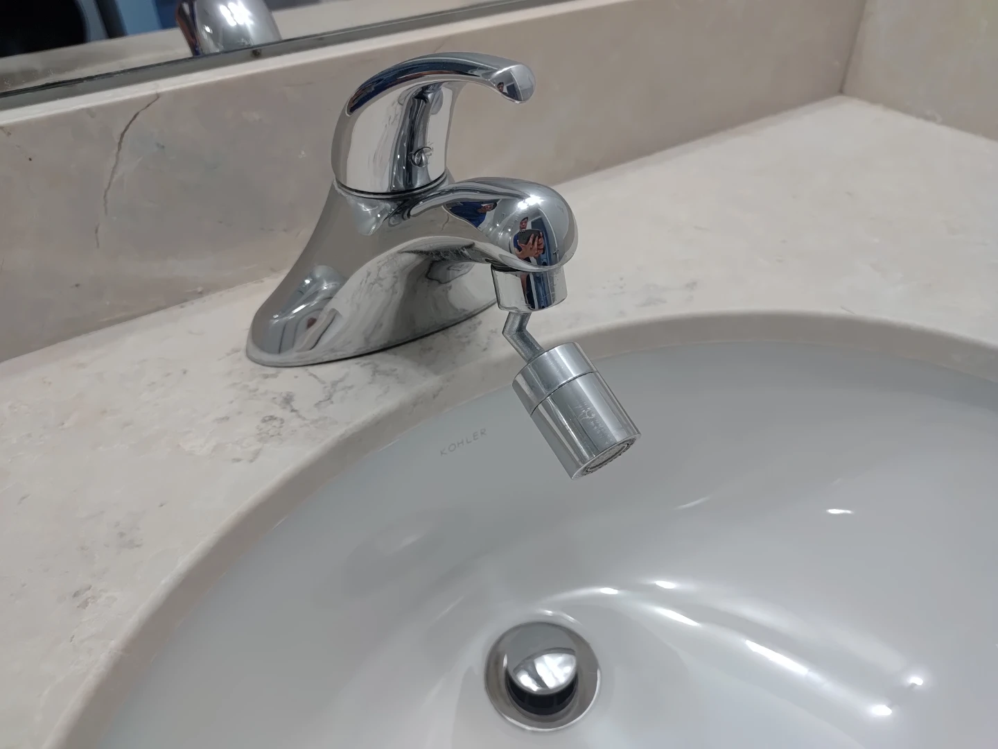 New 360-degree Universal Faucet Filter Aerator Solid Brass