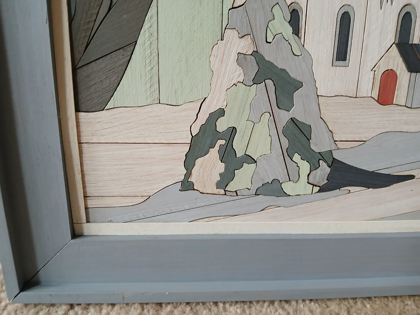 A Winter Village Scene - photo 2