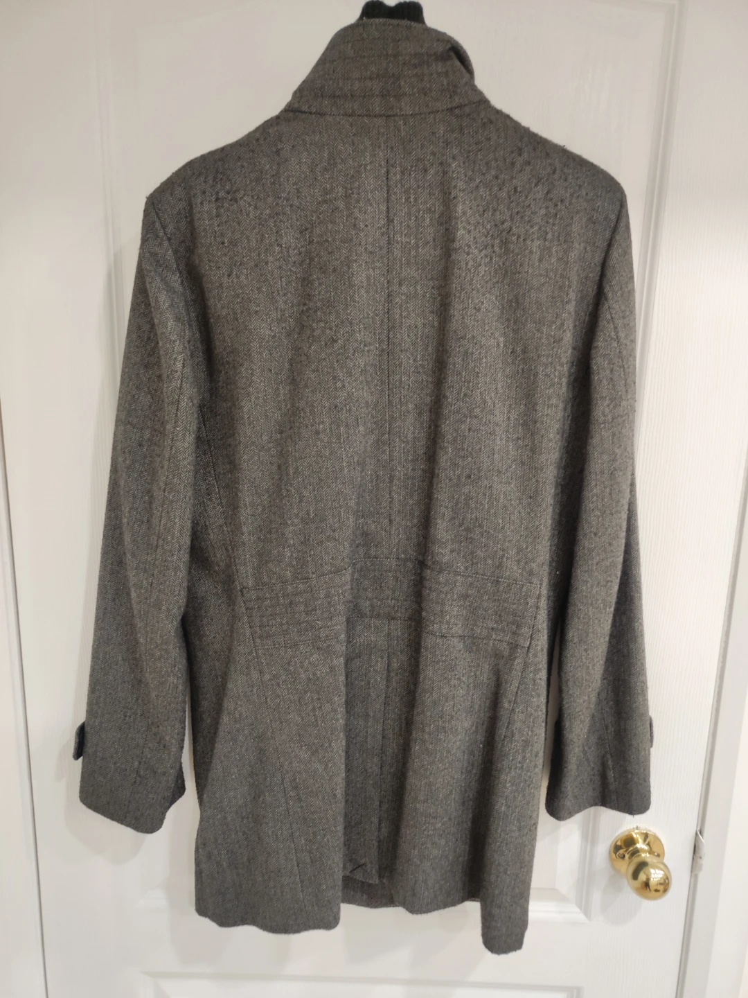 Men Le Château Grey Slim Fit Wool Blend Coat - photo 4