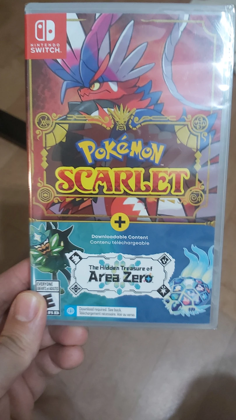 Pokemon Scarlet + The Hidden Treasures Brand New Switch