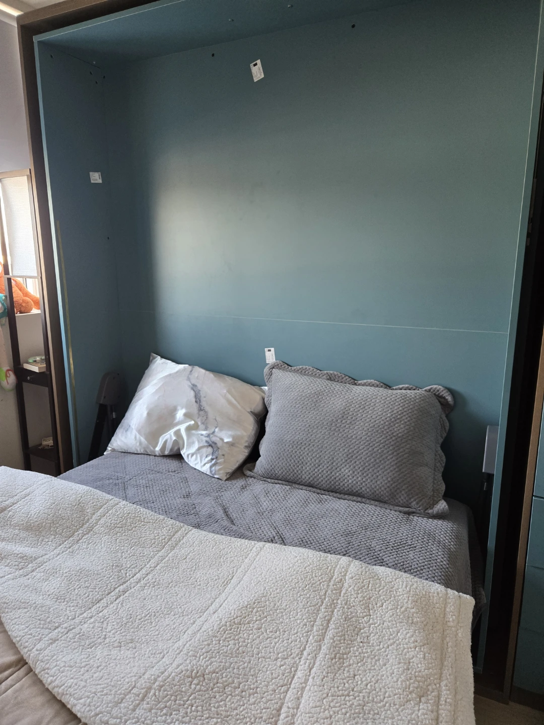 Blue Bookshelf, Revolving bed and cupboard - photo 3