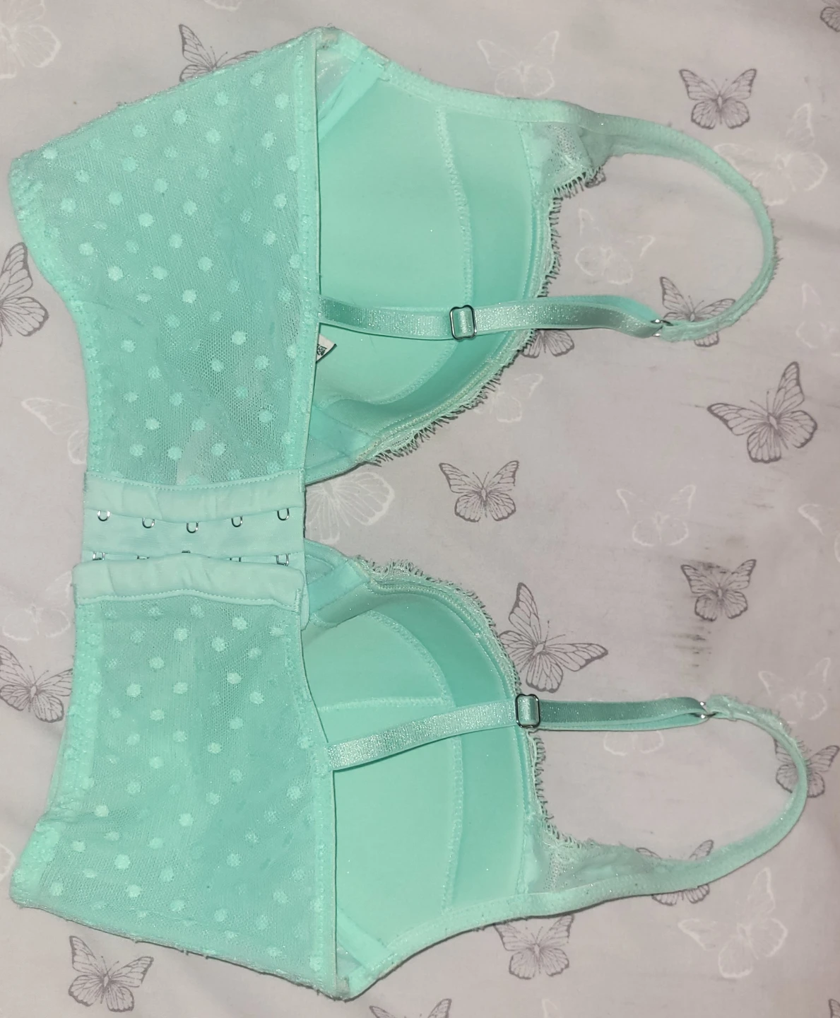 La Senza Light Blue Polka Dot Bra 34B/B75 - photo 2