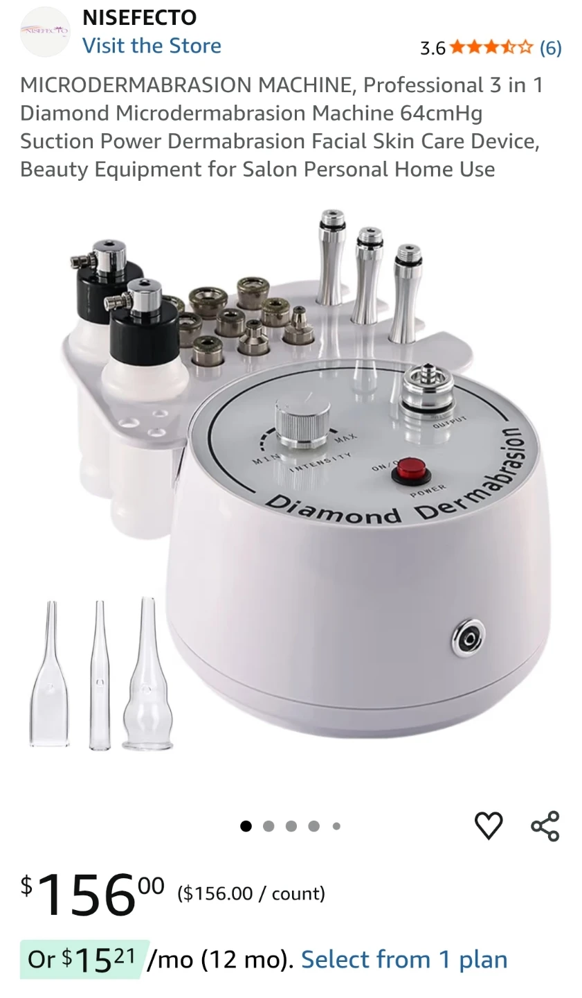 Diamond Dermabrasion Machine with Accessories
