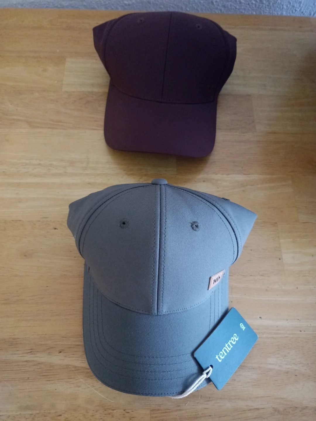 TENTREE Baseball Caps - Grey and Brown