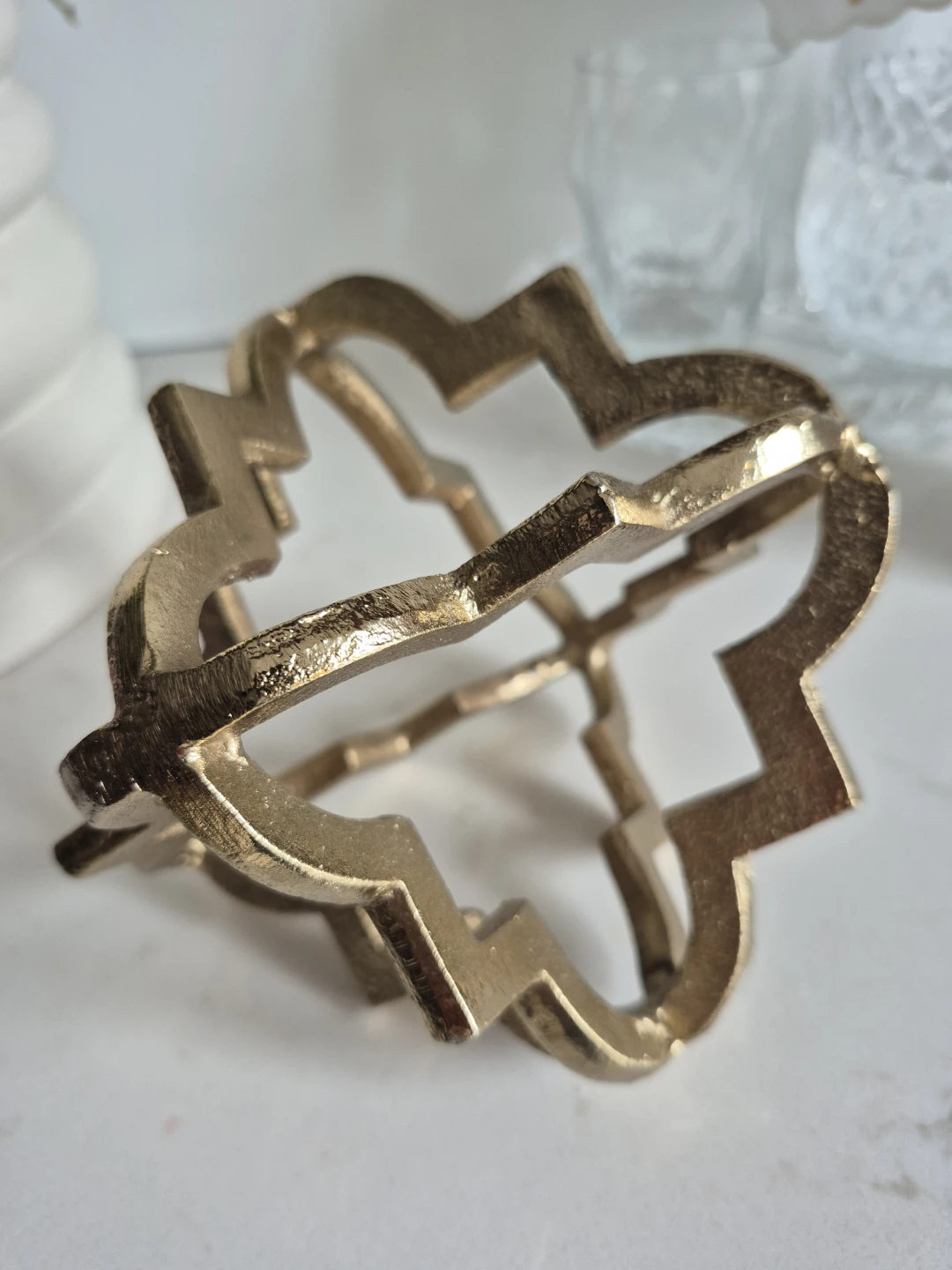 Gold Geometric Decorative Object - photo 3