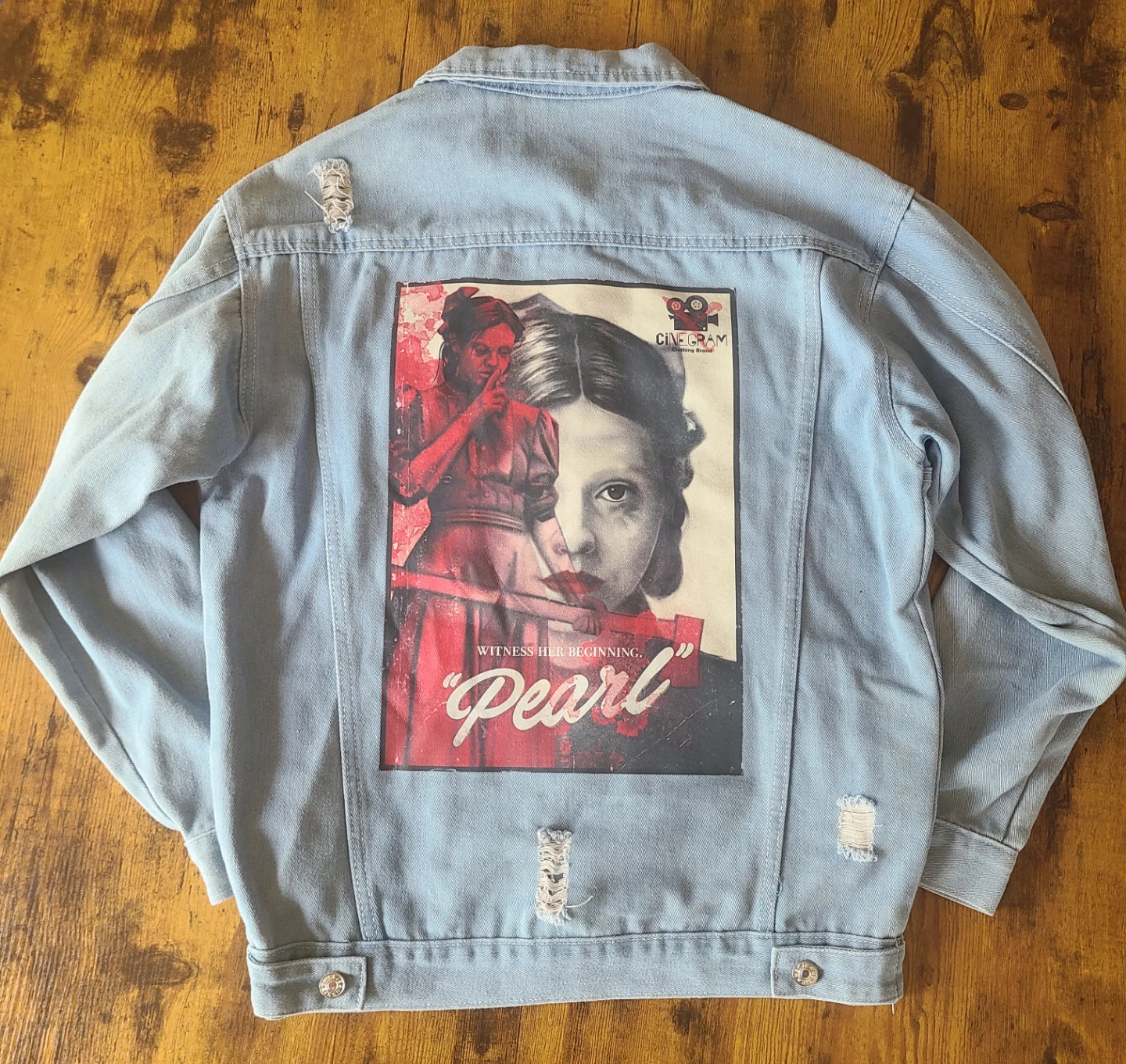 Anime Graphic Denim Jacket - photo 5