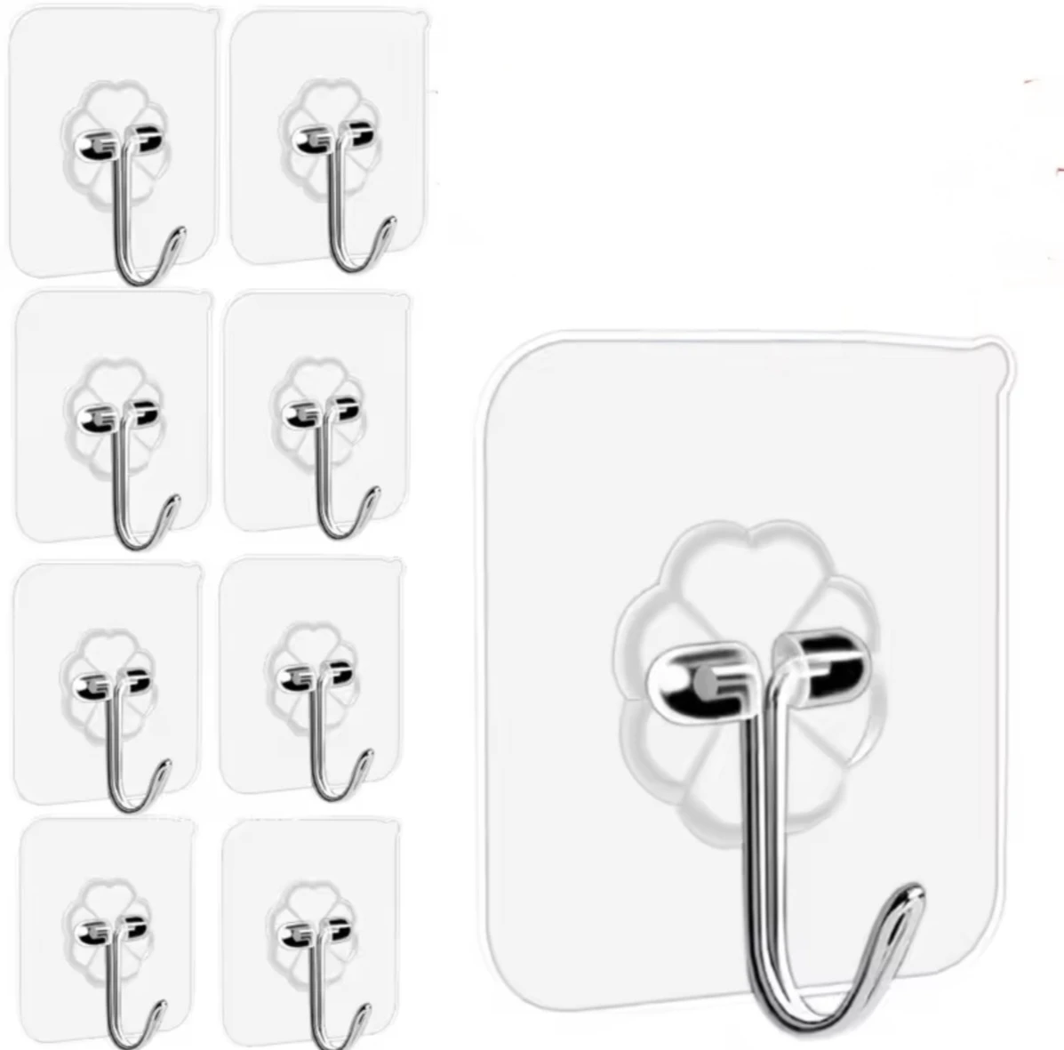 Reusuable Self Adhesive Hooks 10pcs for $5