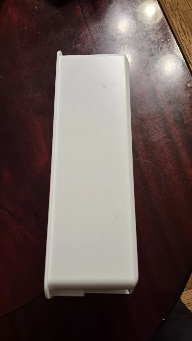 White Fridge Door Bin - photo 2