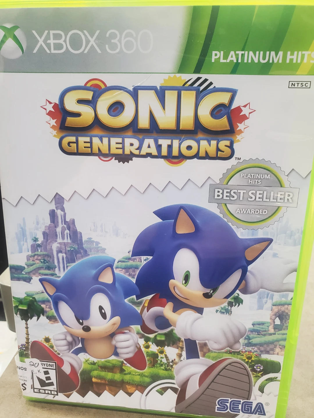 Xbox 360 Sonic Generations Platinum Hits Video Game