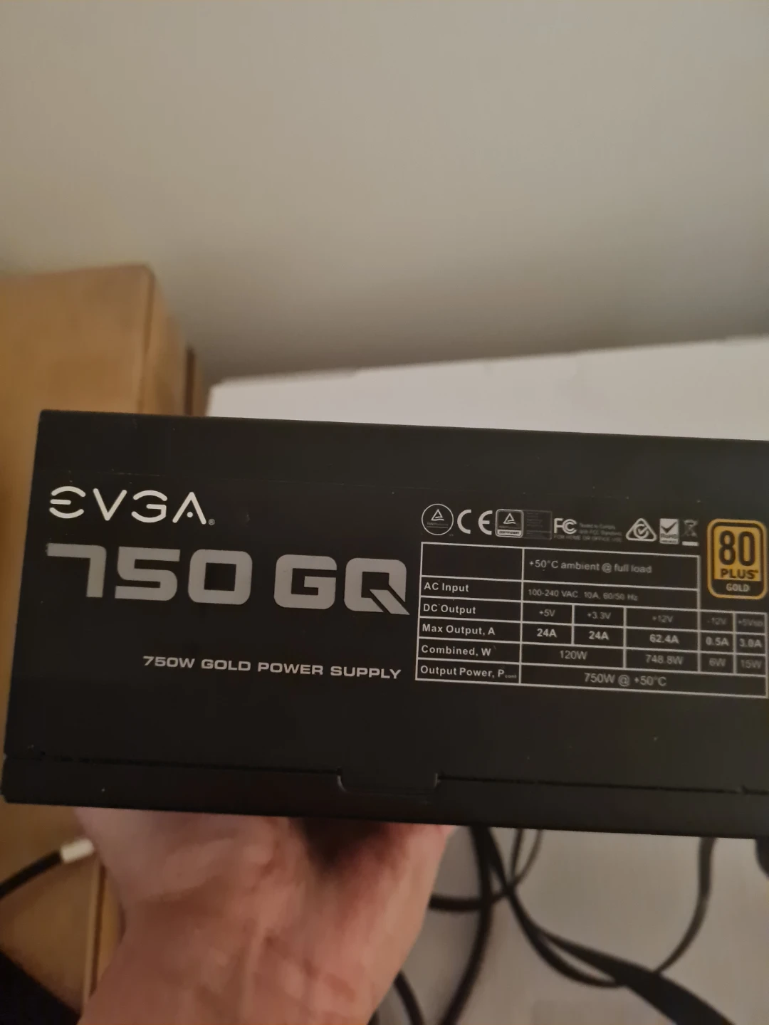 EVGA 750 GQ 750W Gold Power Supply - photo 3