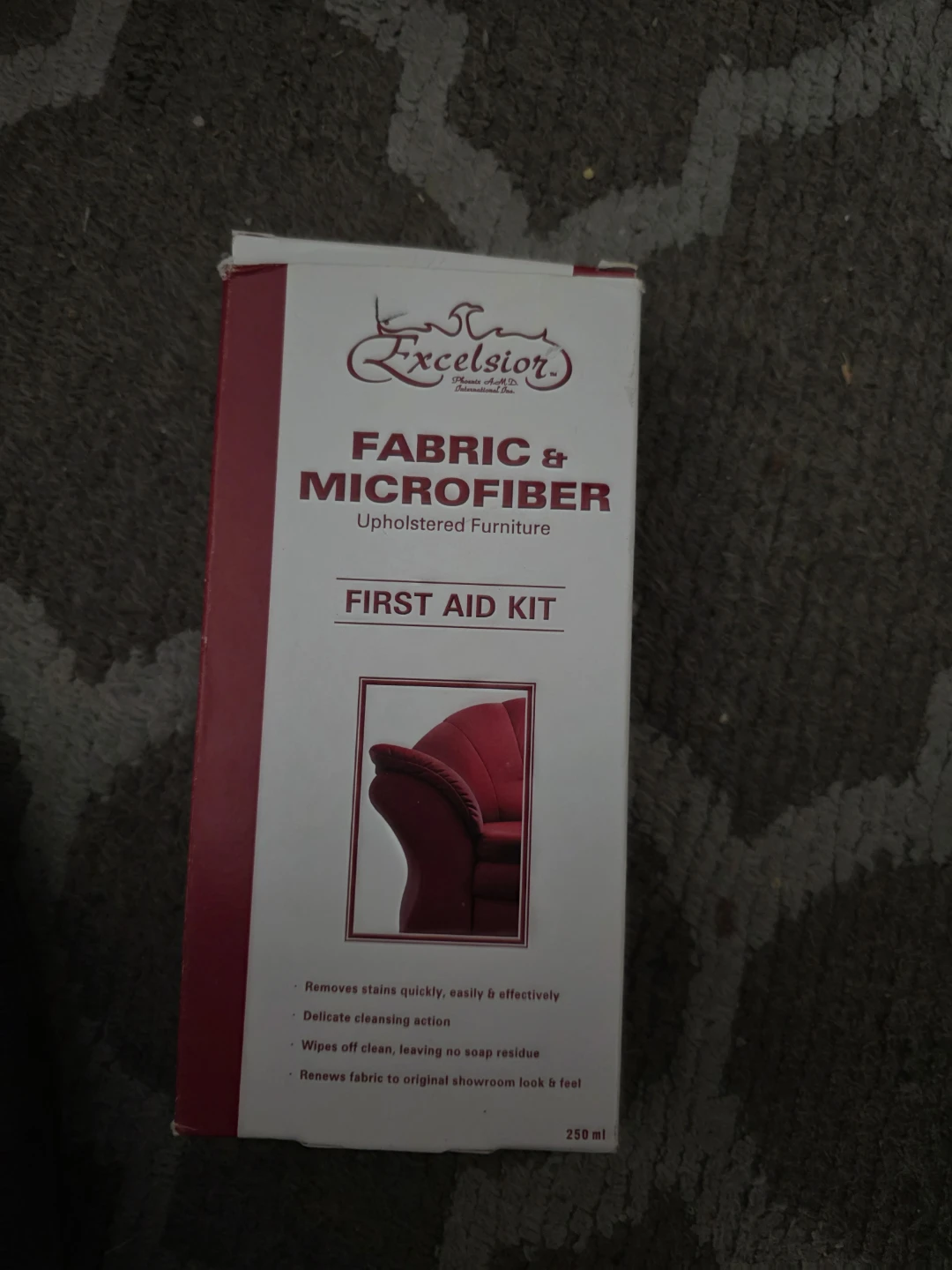 Microfiber stain remover