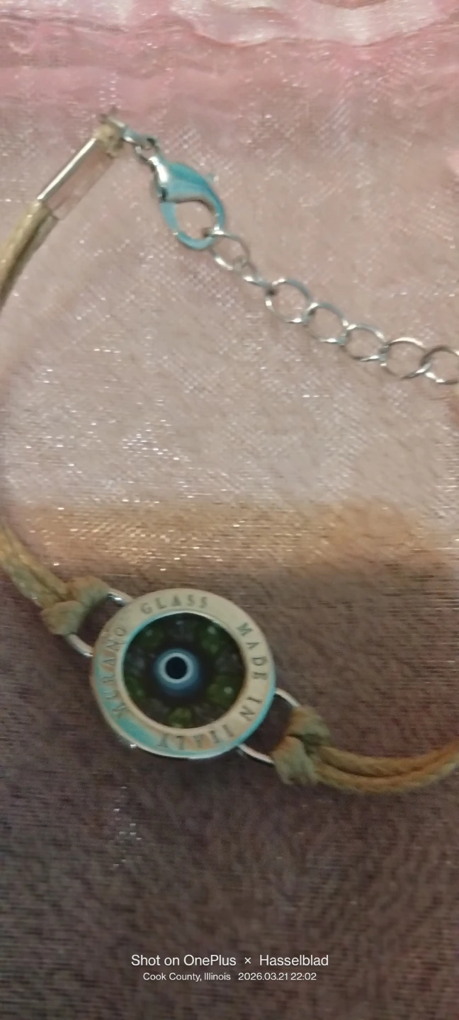 Murano Glass Evil Eye Bracelet Made in Italy - photo 4