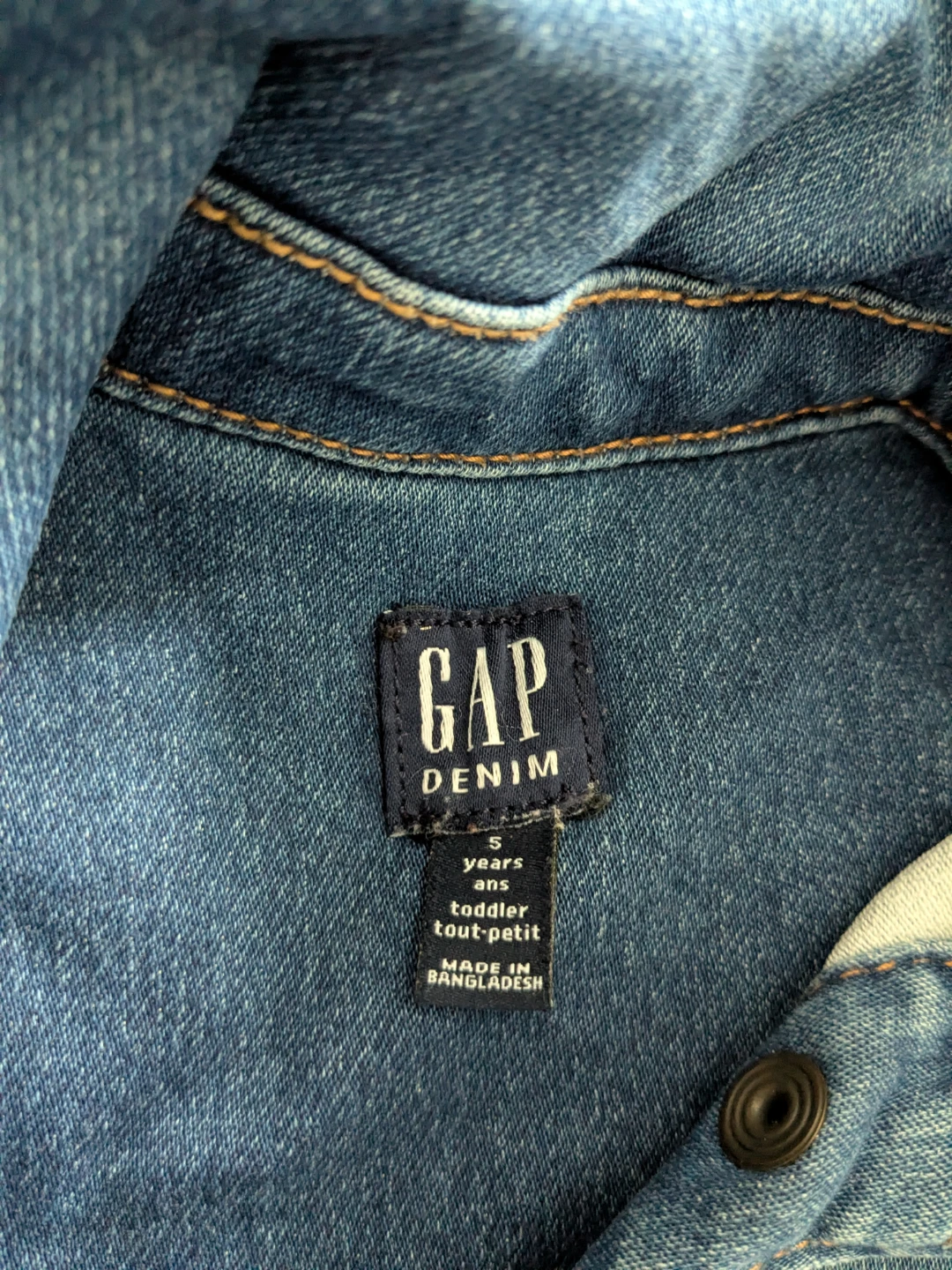 GAP Toddler Denim Jacket ５years - photo 2