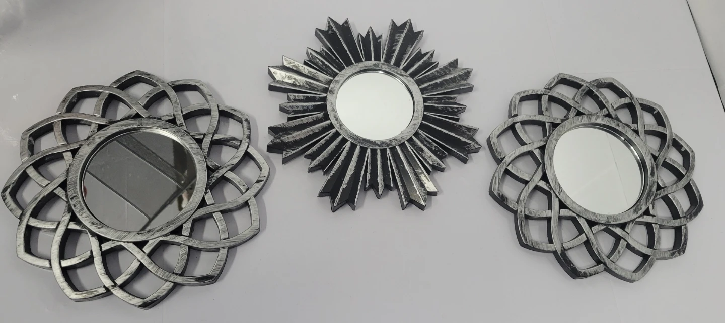 Decorative Wall Mirror, set of 3