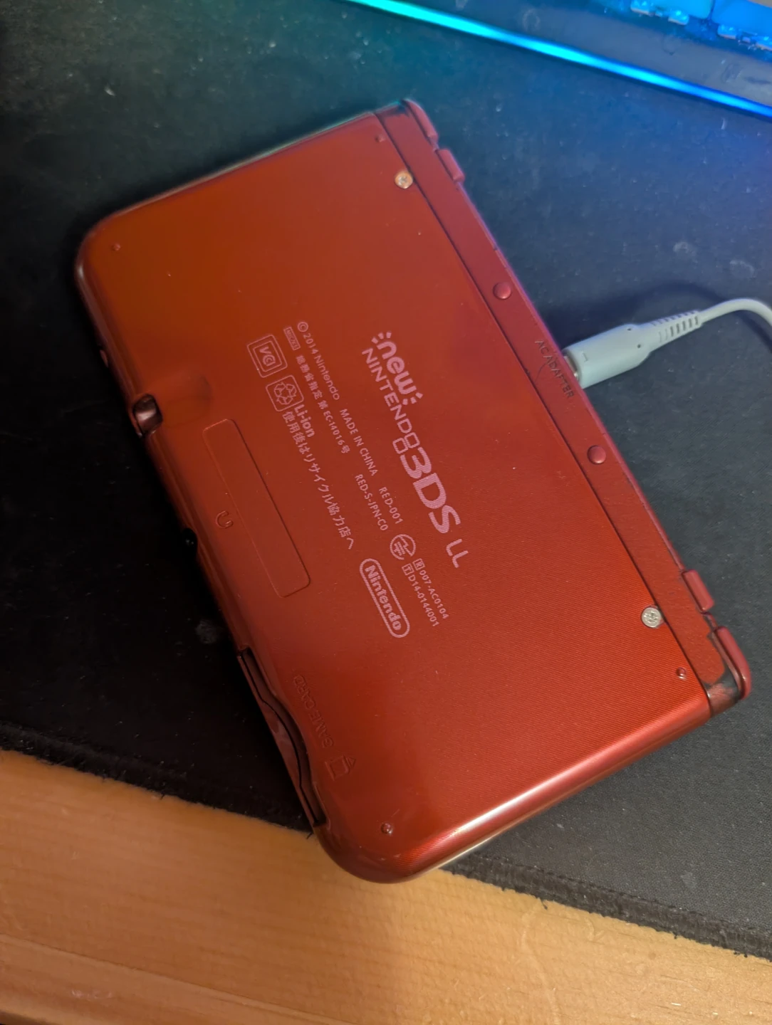 Nintendo New 3DS XL - Red - Modded - photo 2