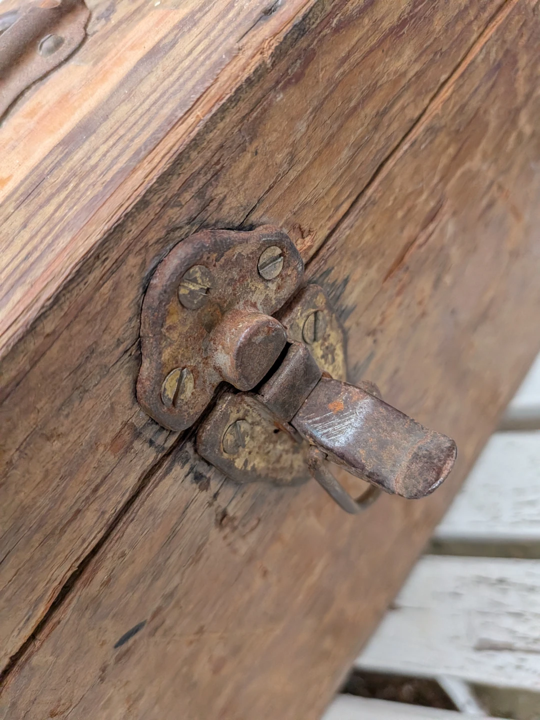 Vintage Wooden Tool Box - photo 5