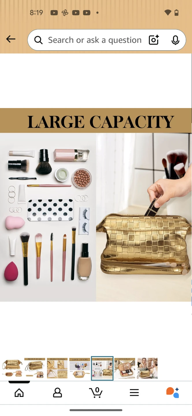 Abiudeng Large Capacity Makeup Bag - photo 4