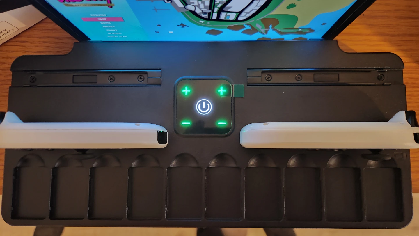 TV Dock Switch & OLED with Joycon Charger & Game Slots - photo 4