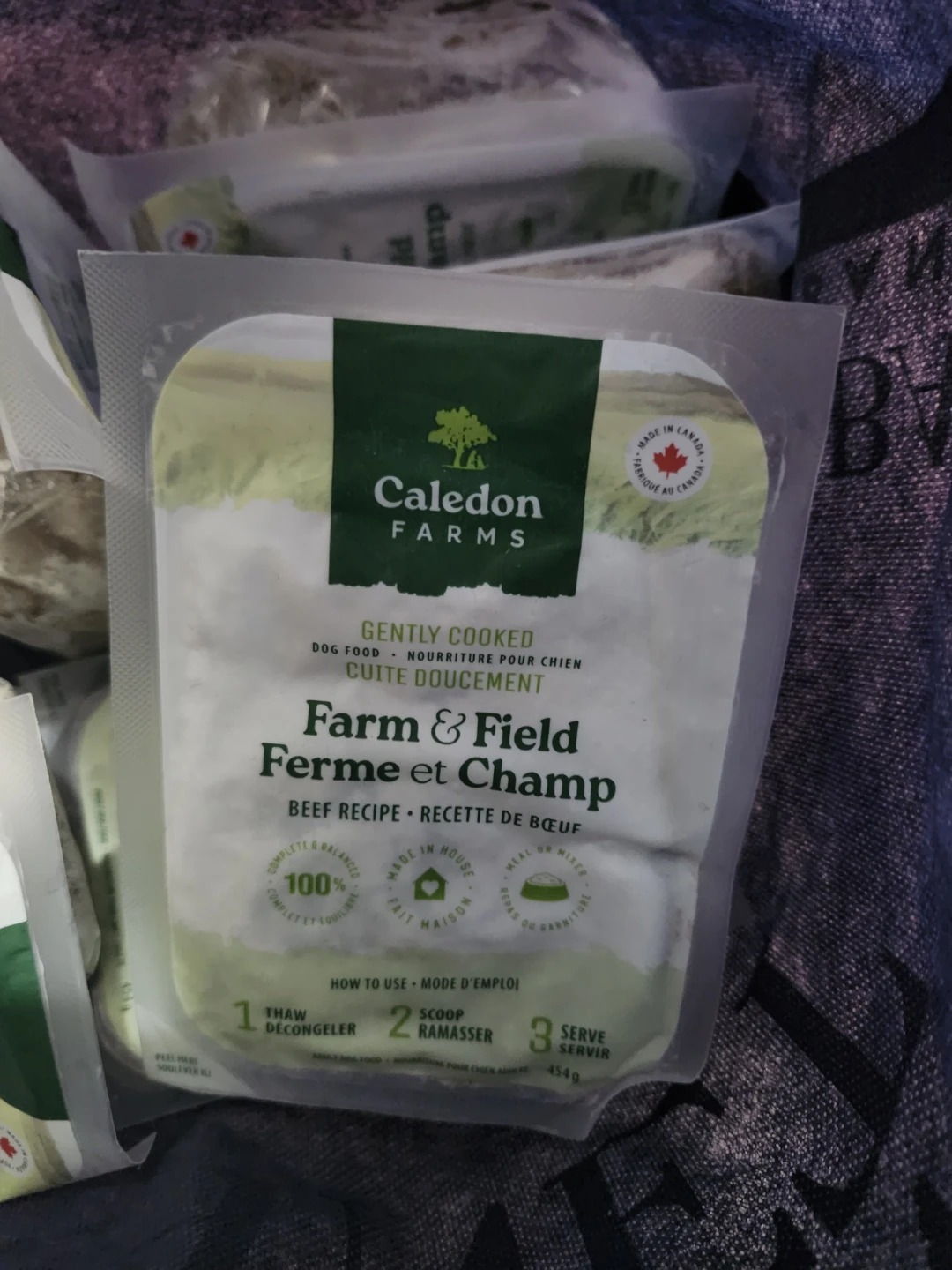 Caledon Farms Farm & Field Beef Dog Food (8 x 454g) - photo 2