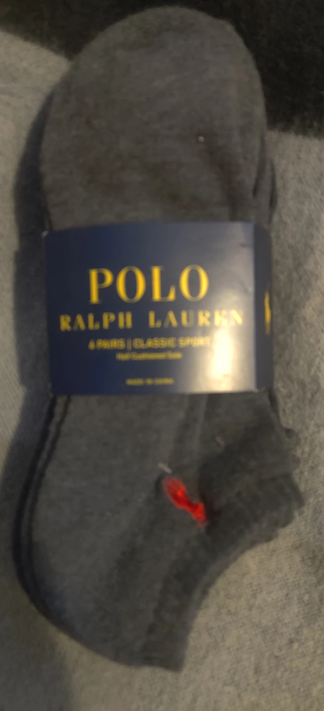 Polo Ralph Lauren 6 Pairs Classic Sport Socks Size 6-12.5