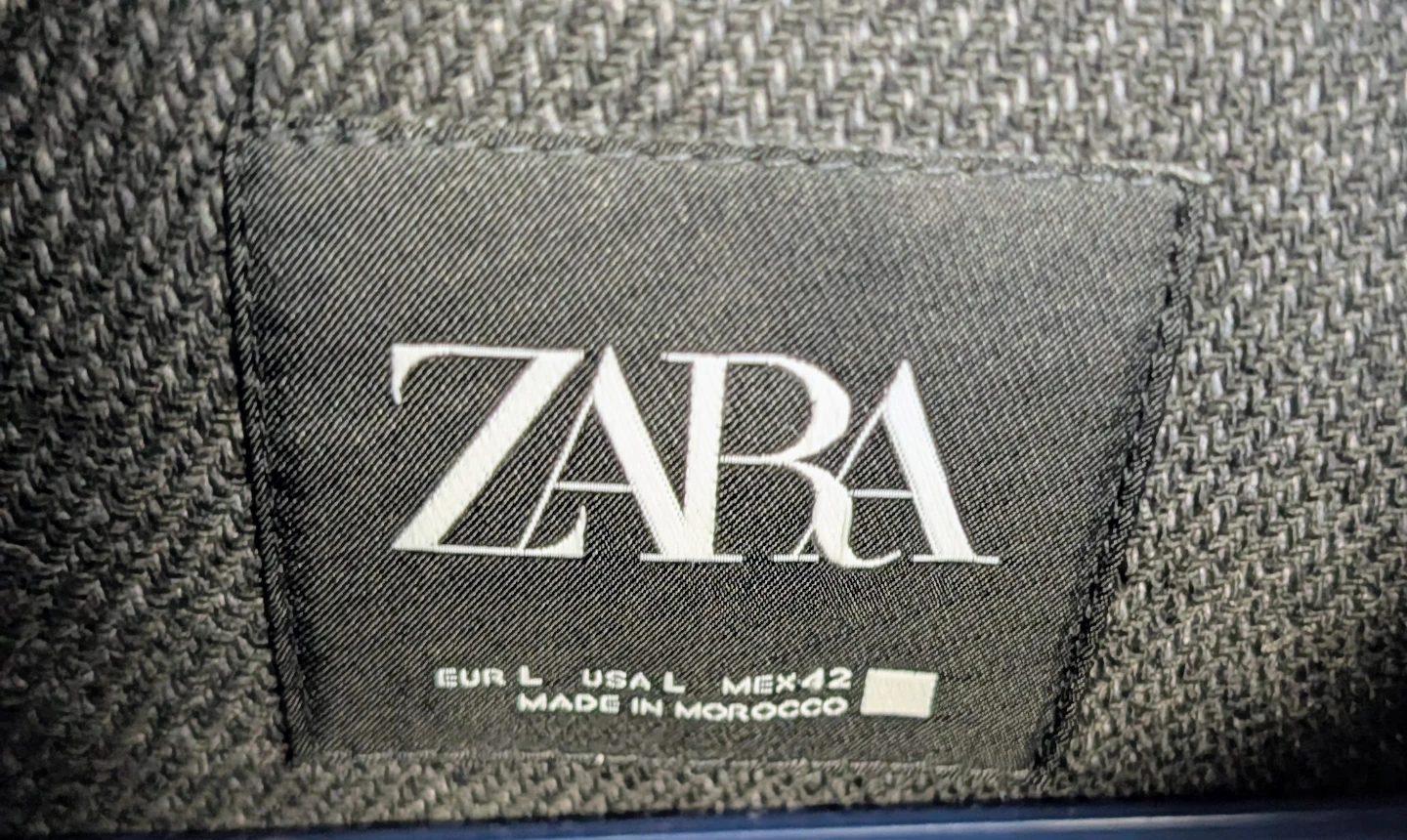 Zara Dark Grey Wool Blend Peacoat Jacket - Men's Large - photo 2