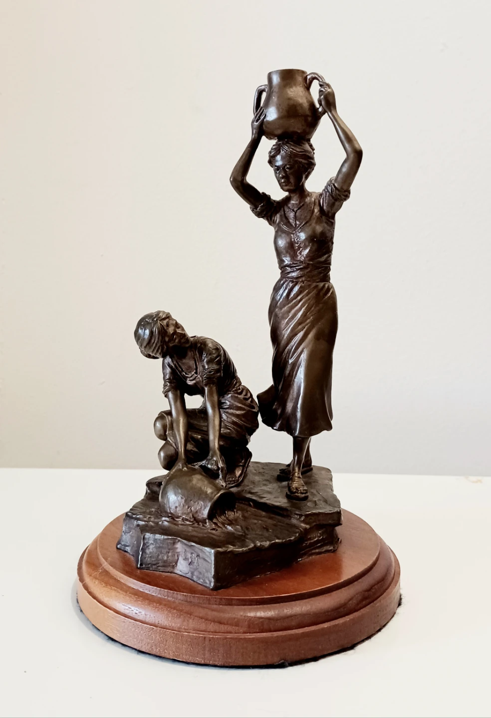 Vtg Bronze Signed Robert Summers Statue