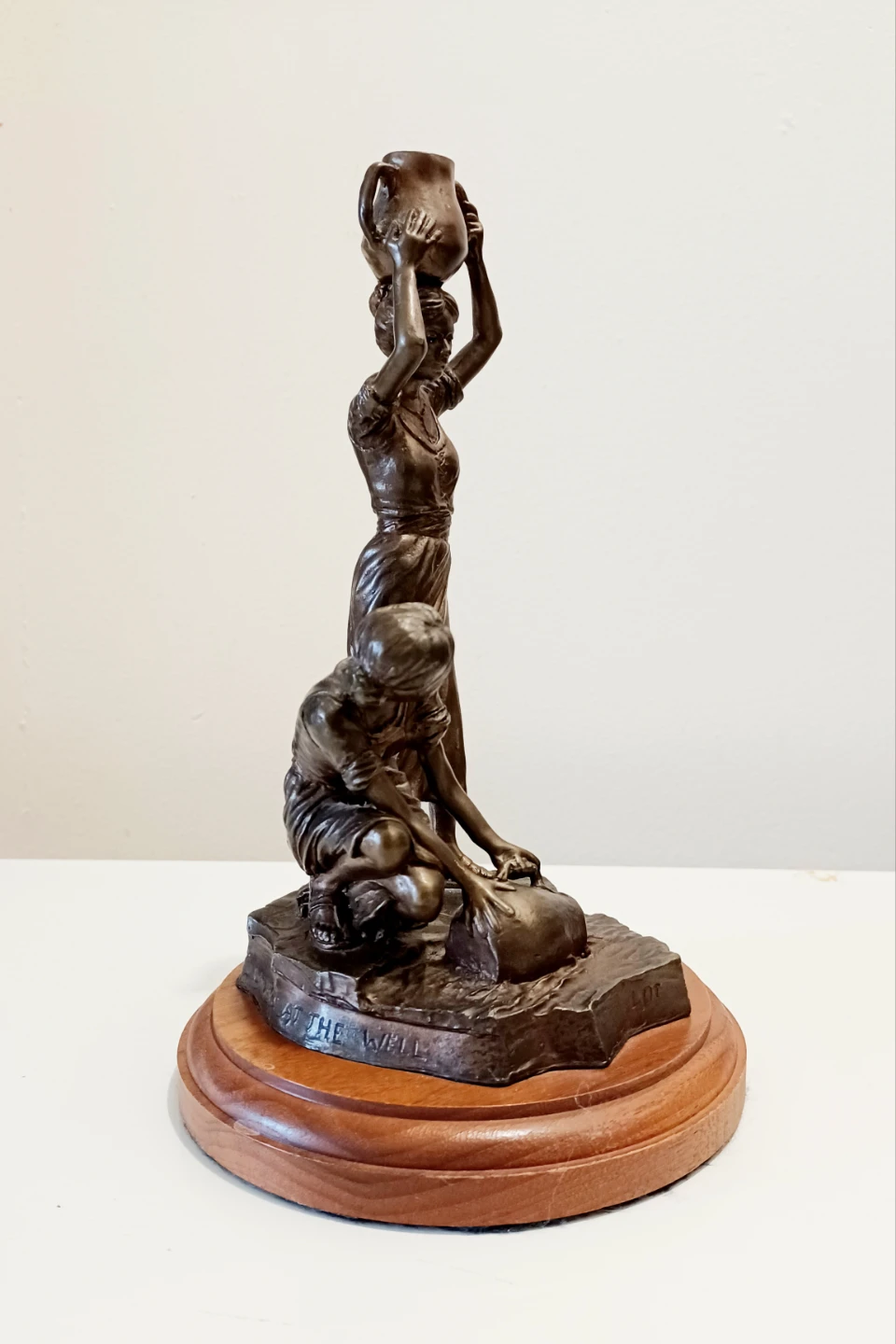 Vtg Bronze Signed Robert Summers Statue - photo 3